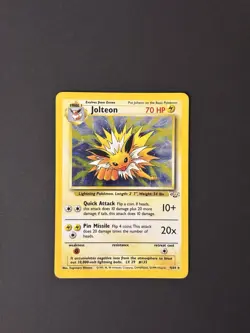 Pokemon TCG Eevee & Jolteon Holo/Reg Lot - 2 English 1999 Wizards Jungle - Image 3