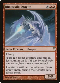 MTG - Rimescale Dragon - Coldsnap - Magic the Gathering - Image 1