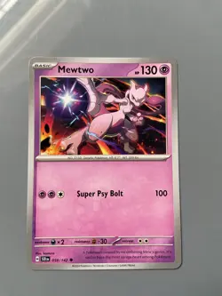 Mewtwo - Stellar Crown - 059/142 - Regular Uncommon - Pokemon - Image 1