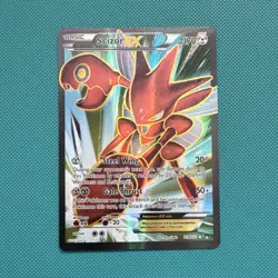 The Pokemon Company Scizor EX 119/122 Breakpoint Full Art Ultra Rare Holo - Image 1