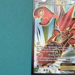 The Pokemon Company Scizor EX 119/122 Breakpoint Full Art Ultra Rare Holo - Image 2
