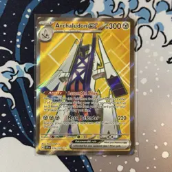 Archaludon EX 224/191 Surging Sparks Ultra Rare Full Art Holo Raw Card NM - Image 1