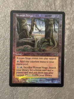 Vintage MTG ** Krosan Verge ** Judgment ** Foil - Image 1