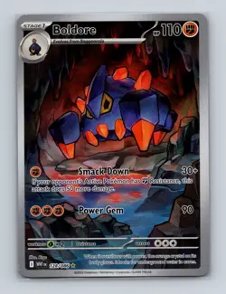 Boldore 128 2025 Pokemon S&V White Flare Illustration Rare Card NM (a) - Image 1