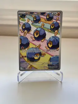 Pokemon Roggenrola 127/086 Illustration Rare Sv: White Flare Full Art NM/M+ - Image 1