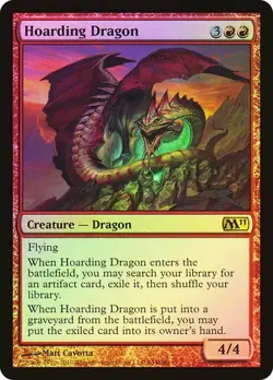 MTG - Hoarding Dragon - Foil - M11 - Magic the Gathering - Image 1