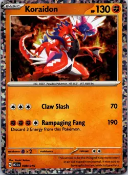Koraidon 008/015 Holo Promo McDonald's Promos 2024 Pokemon NM - Image 1
