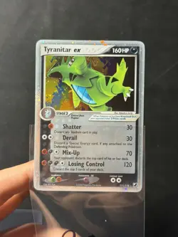 Tyranitar ex Holo Pokemon Card Unseen Forces 111/115 LP - Image 3