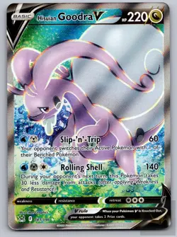 Hisuian Goodra V 187/196 Ultra Rare Lost Origin Pokemon Near Mint - Image 1