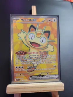 Meowth Ex Full Art 107/088 - Pokemon TCG Perfect Order NM - Image 3