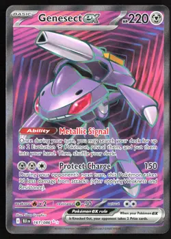 Pokemon TCG - Genesect ex - 161/086 SV: Black Bolt Holo Ultra Rare NM - Image 1