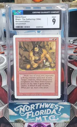 Graded MTG Card - CGC 9 - 3rd Edition (Revised) - Stone Giant - Image 1