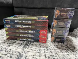 SEALED POKEMON LOT | Pokemon TCG Mega Zygarde-EX Premium Collection Box + Tins - Image 1