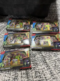 SEALED POKEMON LOT | Pokemon TCG Mega Zygarde-EX Premium Collection Box + Tins - Image 2