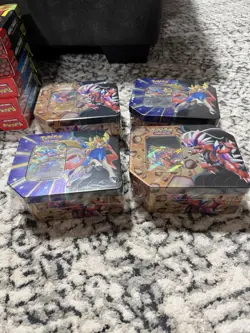 SEALED POKEMON LOT | Pokemon TCG Mega Zygarde-EX Premium Collection Box + Tins - Image 3