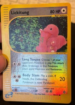 Pokemon Lickitung 90/147 Aquapolis Common Reverse Holo E Series - Image 3