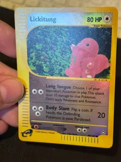 Pokemon Lickitung 90/147 Aquapolis Common Reverse Holo E Series - Image 5