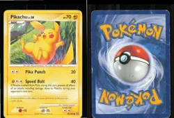 Pikachu 70/100 Common Stormfront Pokemon Heavily Played - Image 3