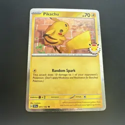 Pikachu 51/162 Cosmos Holo 2025 Pokemon Day Stamp Pokemon - Image 1