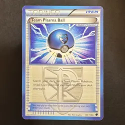 Team Plasma Ball - 105/116 - Plasma Freeze - Pokemon - Uncommon - Played - Image 1