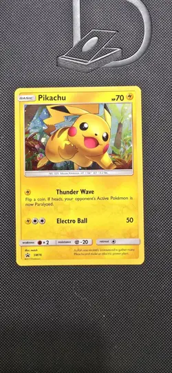 Pokemon TCG Pikachu SM76 SM Promo Holo Eng Basic 70 HP Megumi Mizutani - Image 1