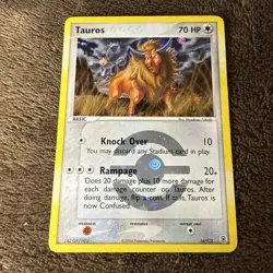 Pokemon TCG - Tauros [Reverse Holo] #16 - Pokemon Fire Red & Leaf Green - Image 1