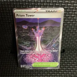 Prism Tower Pokemon Trainer Stadium Reverse Holo English 111/086 Chaos Rising - Image 1