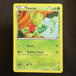 Treecko - 6/116 - Plasma Freeze - Pokemon - Common - Played - Image 1