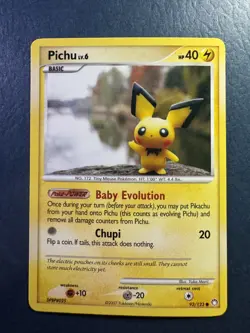 Pokemon TCG Pichu 93/123 Mysterious Treasures Common - Image 1