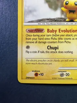Pokemon TCG Pichu 93/123 Mysterious Treasures Common - Image 3