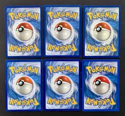 6x Mantine Pokemon Species Collection W/ Reverse Holos & Neo Genesis - Image 2