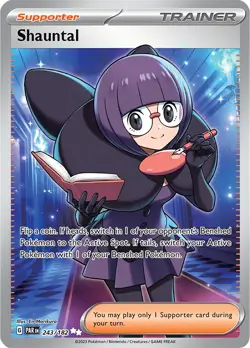 Shauntal 243/182 Pokemon TCG Paradox Rift NM - Image 1