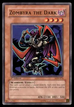 Yu Gi Oh! Zombyra the Dark LON 074 Labyrinth of Nightmare 1st Edition Regular - Image 1