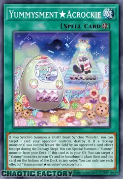 YUGIOH JUSH-EN024 Yummyusment Acroquey Super Rare 1st Edition NM - Image 1