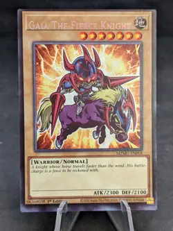 Gaia The Fierce Knight | MZMU-EN058 1st Edition | Yugioh | Misprint | NM - Image 1