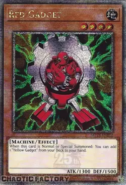 YUGIOH MP24-EN012 Red Gadget Quarter Century Secret Rare 1st Edition NM - Image 1