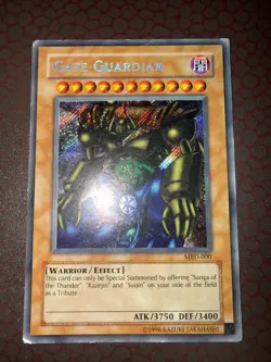 Yu-Gi-Oh! Gate Guardian -MRD-000- Secret Rare - Unlimited DAMAGED! - Image 1