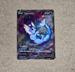 Vaporeon V SWSH181 Alt Art Promo NM oc pOKEMON BLACK STAR PROMO - Image 1