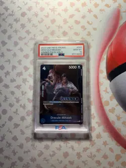 One Piece CCG TCG PSA 10 Promo Dracule Mihawk Winner Pack Vol. 4 2023 ST03 005 - Image 1