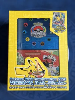 Pokemon TCG Yokohama Deck Pikachu EX - World Championships 2023 Exclusive Japan - Image 1