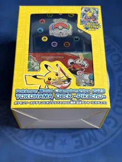 Pokemon TCG Yokohama Deck Pikachu EX - World Championships 2023 Exclusive Japan - Image 2