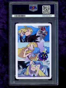 Lillie & Cosmog - Jack of Clubs 2017 Pokemon Poker Playing Card - PSA 10 - Image 2