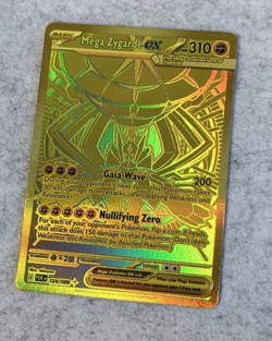 MEGA ZYGARDE EX 124/088 PERFECT ORDER MEGA HYPER RARE GOLD POKEMON TCG CARD - Image 2