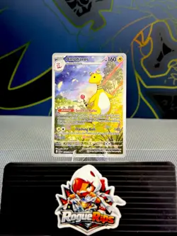 Ampharos 090/086 Chaos Rising Illustration Rare Holo Pokemon Card TCG - Image 1