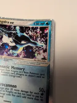 Pokemon Kingdra ex 92/97 EX Dragon Holo Rare 150 HP Pokemon Card 2003 E-Reader - Image 5