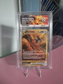 Origin Forme Dialga VSTAR GG68 Ace 10 Graded Card Crown Zenith Perf Subs Pokemon - Image 1