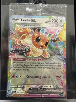 Pokemon Prismatic Evolutions Eeveelution 9 Card Set Umbreon Eevee EX Promo - Image 2