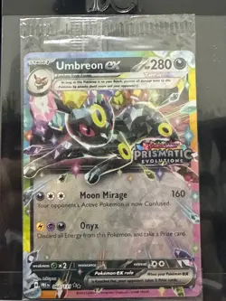 Pokemon Prismatic Evolutions Eeveelution 9 Card Set Umbreon Eevee EX Promo - Image 3