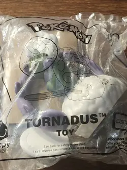 McDonald's Pokemon 2018 Happy Meal Toy Tornadus #6 with Card (Psyduck), Sealed - Image 3