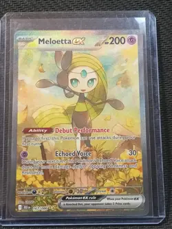 Meloetta EX 167/086 - Black Bolt SIR - Pokemon TCG - Mint Condition Pack Fresh - Image 1